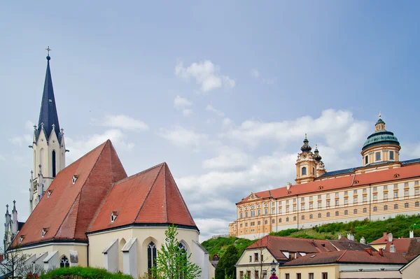 Abbey and Church of Melk — Stock Photo, Image