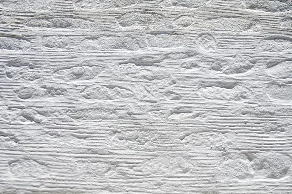 Texture d'un mur plâtré blanc — Photo