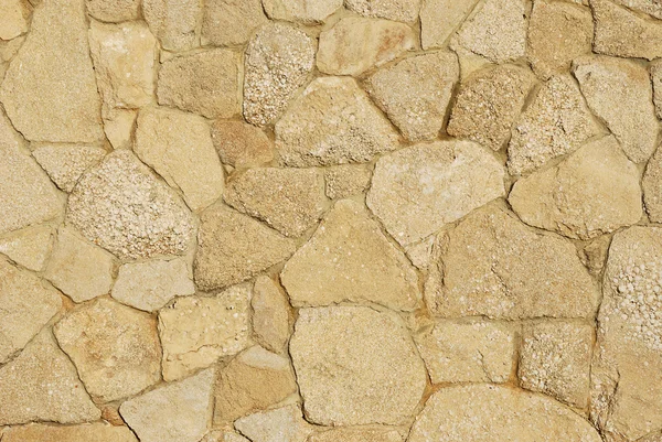 Dekorativa trottoaren stensatt med naturlig sandsten — Stockfoto