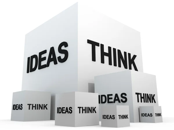 Piensa en ideas — Foto de Stock