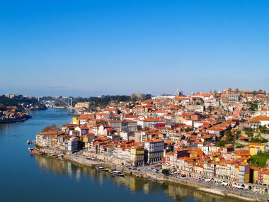 Panorama of Porto, Portugal clipart