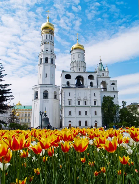 Το μεγάλο κωδωνοστάσιο Ιβάν συγκρότημα, Κρεμλίνου, Μόσχα, Ρωσία — Φωτογραφία Αρχείου