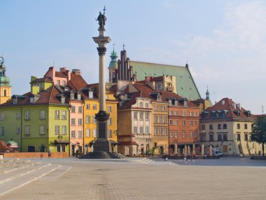 Old town square, Warsaw, Poland clipart