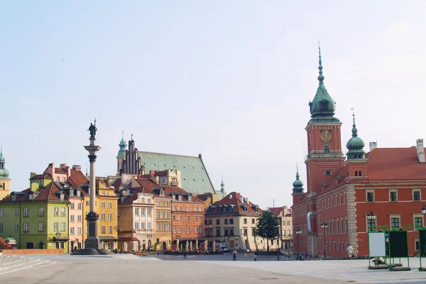Praça da cidade velha, Varsóvia, Polónia — Fotografia de Stock