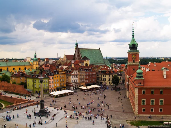 Old town square, Warsaw, Poland — Stock Photo, Image