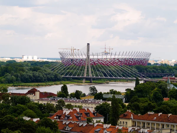 Панорама Варшава, Польща — стокове фото