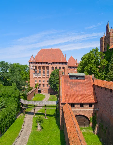 Castelo medieval em Malbork — Fotografia de Stock