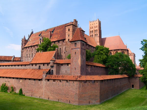 Medieval castle in Malbork — Stock Photo, Image
