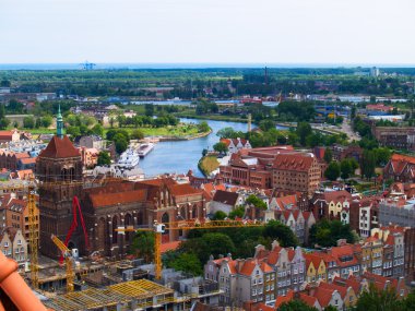 Old town, Gdansk clipart