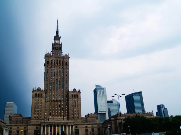Skyline van Warschau — Stockfoto