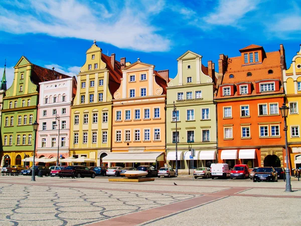Giolli square, wroclaw, Polen — Stockfoto