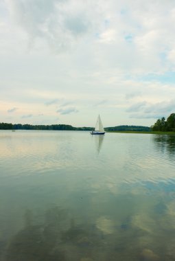 Litvanya trakai Resort'ta Galve göl