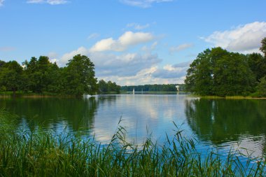 Litvanya trakai Resort'ta Galve göl