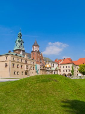 Royal castle wawel, krakow, Polonya