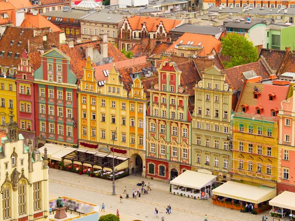 Cidade velha de Wroclaw, Polônia — Fotografia de Stock