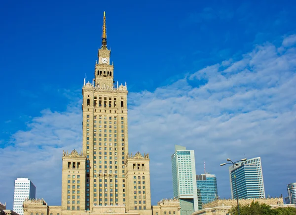 Skyline i Warszawa — Stockfoto