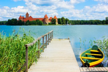 trakai Litvanya içinde göl galve