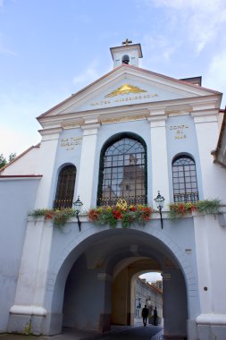 Gate of dawn, Vilnius, Lithuania clipart