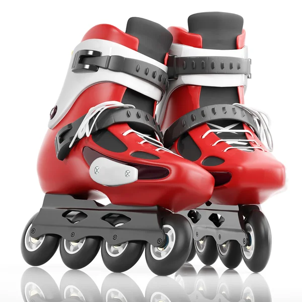 stock image Roller Skates Red