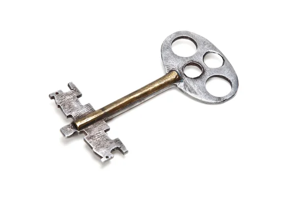 Velho vintage chave enferrujada — Fotografia de Stock