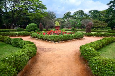 Lalbagh botanical garden in Bangalore clipart