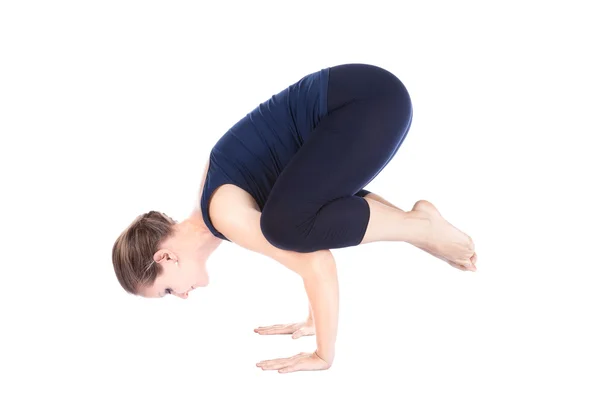 Yoga Bakasana Kranich Pose — Stockfoto