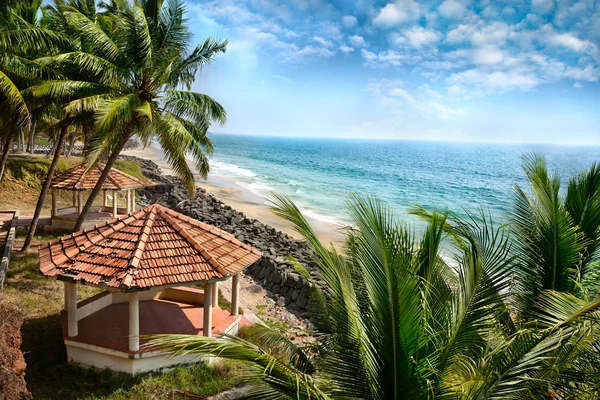 Vista mar em Kerala — Fotografia de Stock
