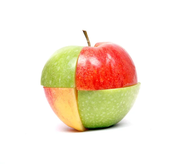 Cięcie jabłka — Zdjęcie stockowe
