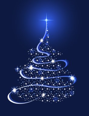 Yıldızlı Noel ağacı