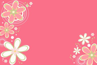 Floral background clipart