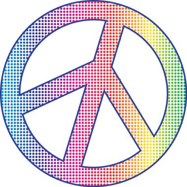 Peace sign clipart