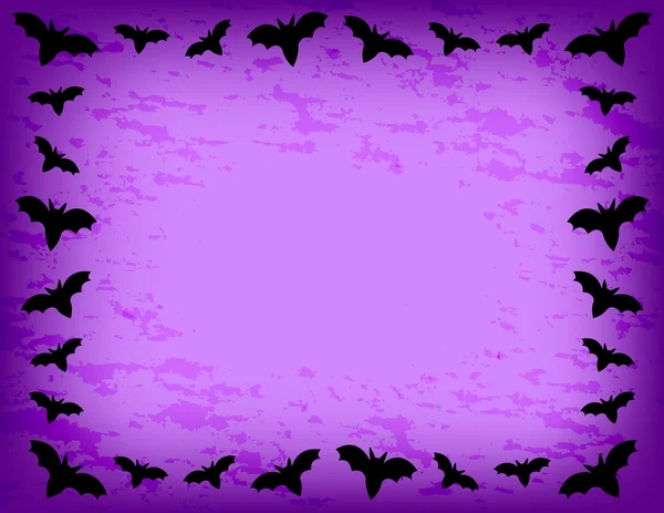 Marco de murciélago — Vector de stock