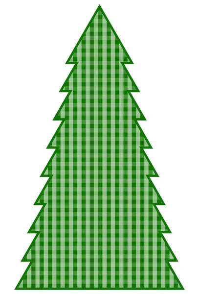 Country Christmas Tree — Stock Vector