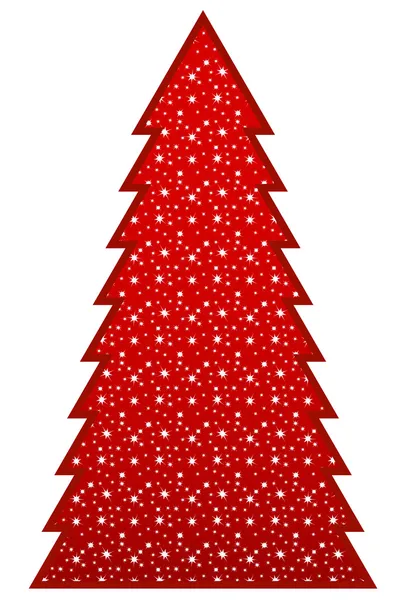 País Árvore de Natal — Vetor de Stock