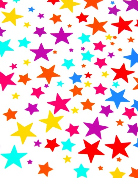Estrelas coloridas — Fotografia de Stock