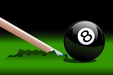 8 Ball Broken 2 clipart