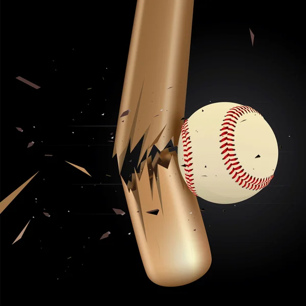 Prvek návrhu baseballový set 3 — Stockový vektor