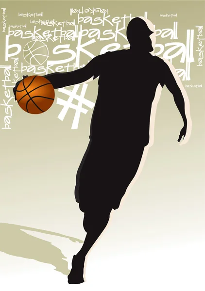 Баскетбольний м'яч 3 — стоковий вектор