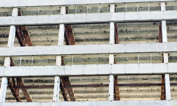 Szkielet budynku w tle demolition.abstract — Zdjęcie stockowe