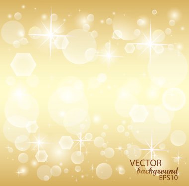 Gold Christmas Baskground clipart