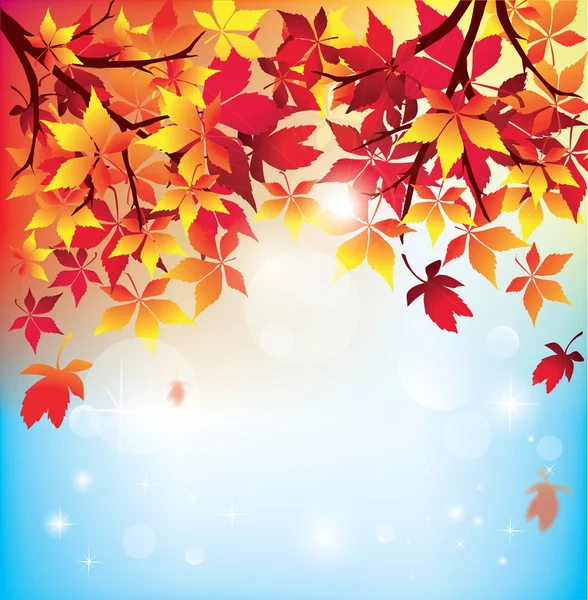 stock vector Autumn Leaves Falling