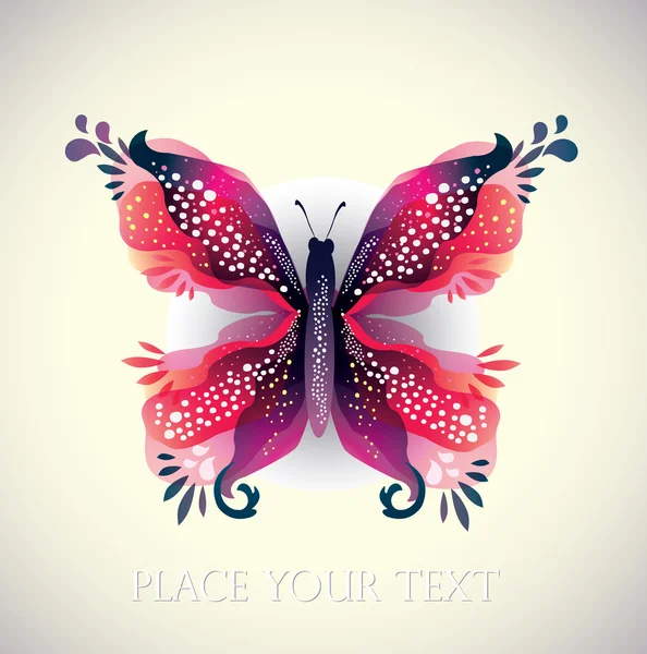 Butterfy coloré — Image vectorielle