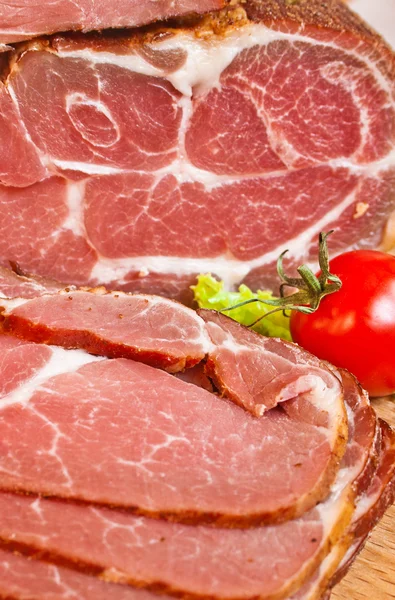 Kött läcker med grönsaker — Stockfoto
