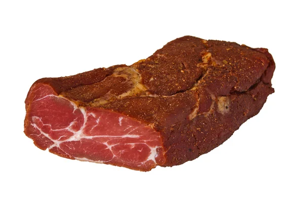 Carne deliciosa en blanco — Foto de Stock