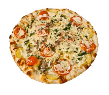 yuvarlak pizza