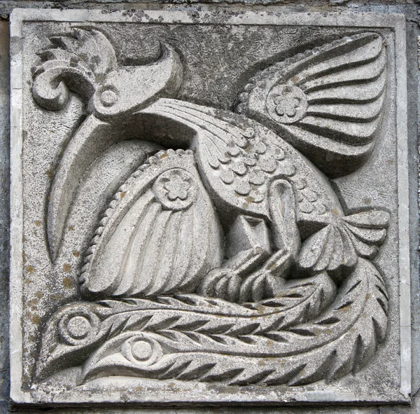 Bas-relief de conte de fées Firebird — Photo