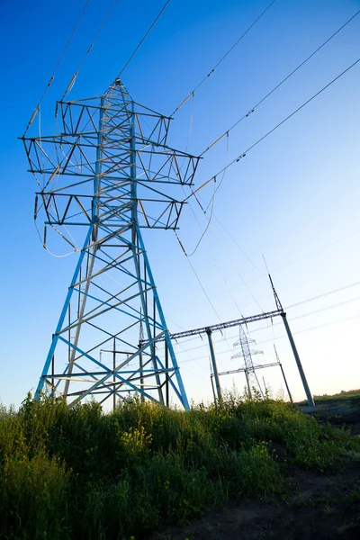 stock image Electric power lines