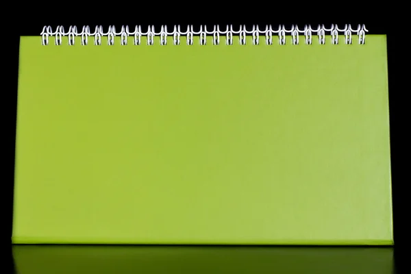 Organizador em branco com caneta — Fotografia de Stock