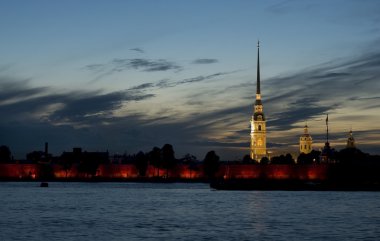 The White Nights of Saint Petersburg. clipart