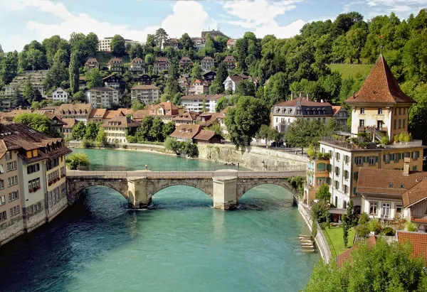 Bern (dědictví unesco), hlavní město Švýcarska. — Stock fotografie
